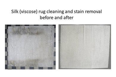 Area rug cleaning, repair & restoration