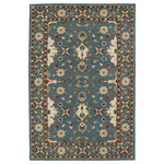Kaleen - Kaleen Hand-Tufted Middleton Teal Wool Rug, 2'x3' - The Middleton collection is a classic & traditional collection influenced by the Duchess herself. Fine elegance for today�s popular, traditional decor and the perfect fit for anyone looking for a great value to fill their decorating needs. Each rug is handmade in India of 100% wool. Detailed colors for this rug are Teal, Beige, Brick Red, Terracotta, Gold.