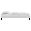 Elise Queen Performance Velvet Platform Bed MOD-6692-LGR