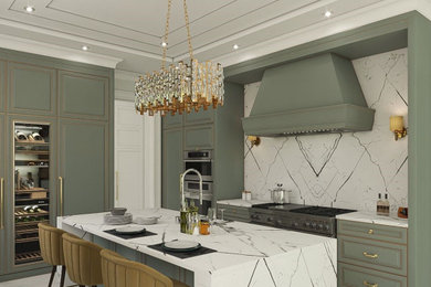 Inspiration for a modern kitchen remodel in Toronto