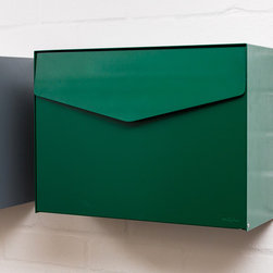 MEFA Letter Mailbox - Moss Green (RAL 6005) - Storage And Organization