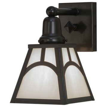 6W Mission Hill Top Wall Sconce
