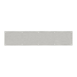 Designers Impressions - Designers Impressions Satin Nickel 6"x34" Kick Plate - Door Levers