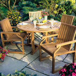 Kingsley Bate Essex Dining Table & Nantucket Chairs - Furniture