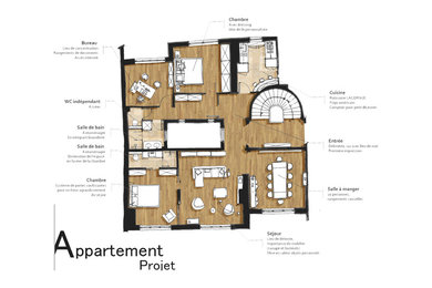 Appartement parisien de 120m²