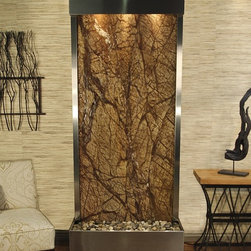 Adagio Tranquil River Floor Fountain - Flush Mount - Home Decor