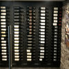 W Series Wine Rack 2 Wall Mounted Modern Metal Bottle Storage, Matte Black, 6 Bottles