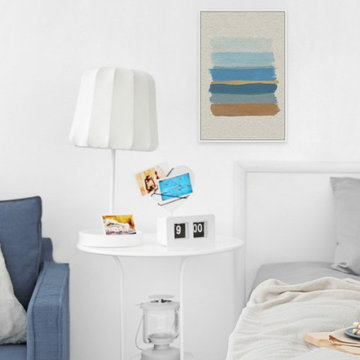 "Paint Swatches" Floater Framed Painting Print on Canvas