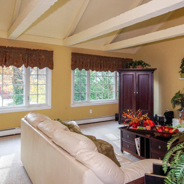 Large Family Room with New Casement & Picture Windows