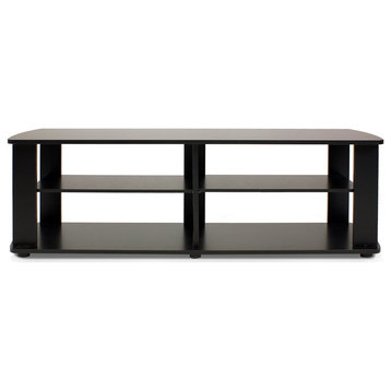 THE Entertainment Center TV Stand, Black