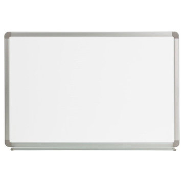 Flash Furniture 2' x 3' Aluminum Magnetic Marker Board in White