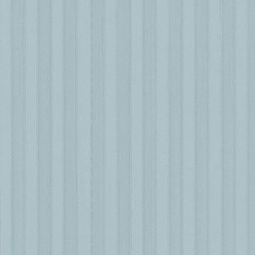 Classic Silks 2, Damask Stripes Silk Emboss Light Blue Wallpaper Roll