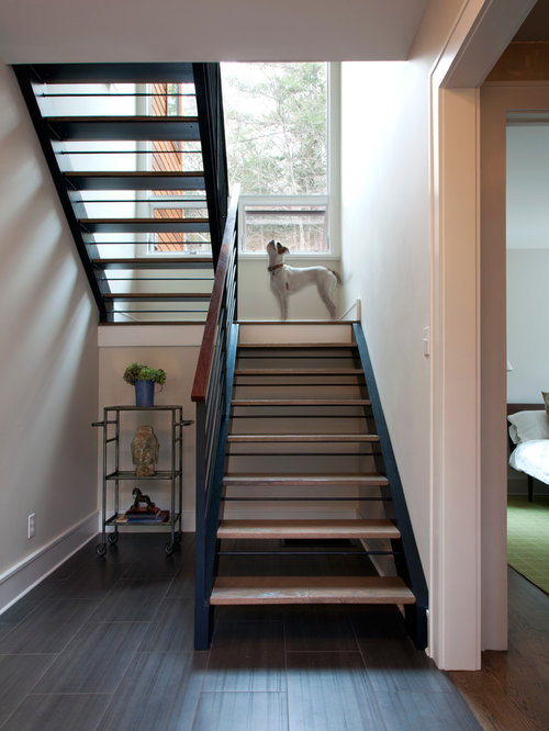Switchback Stair Ideas, Pictures, Remodel and Decor
