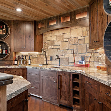 Basement Bar - The Wright County Residence