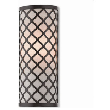 1 Light ADA Wall Sconce in Glam Style - 5.13 Inches wide by 12.88 Inches