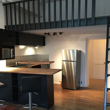 Création cuisine et rénovation complète appartement 75m2
