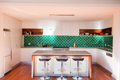 Photo of an eclectic kitchen in Canberra - Queanbeyan.