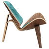 Walnut Shell Chair, Pacific Waters