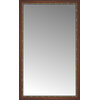 48"x78" Custom Framed Mirror, Ornate Brown