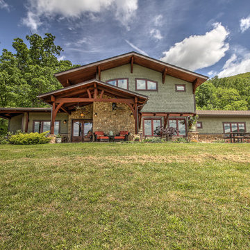 Craftsman-Style Timber Frame - Smith Mountain Lake, Roanoke, Virginia