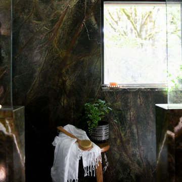 Rainforest-Inspired Bathroom Remodel