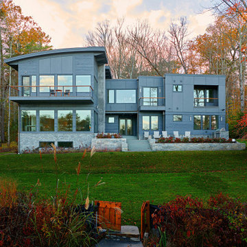 Modern Lakeside Retreat in Stockbridge, MA