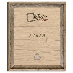 Rustic Frames-4x6 Alder Wood & Barnwood Frame - Sagebrush Series