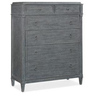 Crestview Kelly Emerald Green 4 Drawer Accent Chest In Wood Finish