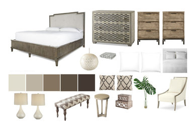Example of a bedroom design in San Francisco