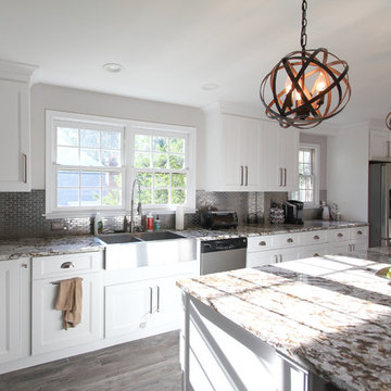 Farmhouse Over Center Drop Down Kitchen Sink