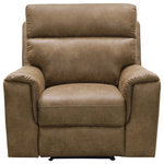 Abbyson Living - Lachlan Fabric Recliner, Camel - Take comfort to the next level in your living room with Abbyson's Lachlan Recliner. The steel reclining mechanisms allow you to change positions for the luxurious comfort you deserve.