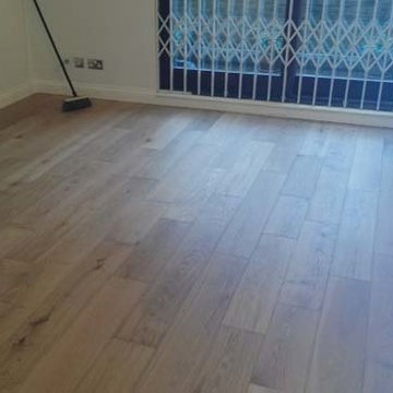 Wood Floor Installation to Living Areas