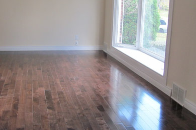 Living room - large transitional living room idea in Toronto
