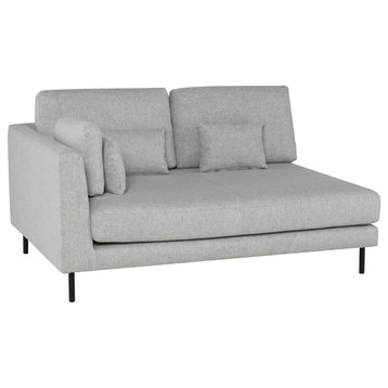 Gigi Linen Fabric Modular Sofa Left