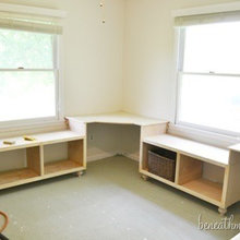 corner desk for sunroom