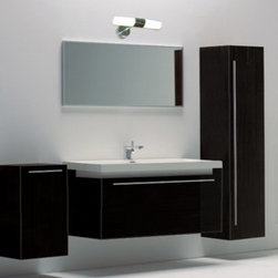 Vanico 48" Nuova Vanity c/w Mirror - Bathroom Vanities And Sink Consoles