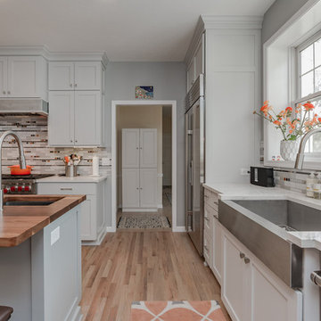 Mod Mosaics Poppy Grey Kitchen
