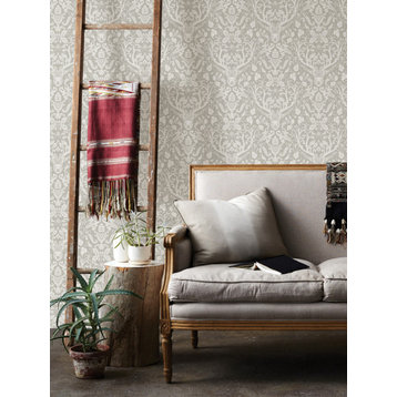 Taupe Escape to the Forest Peel and Stick Wallpaper Bolt