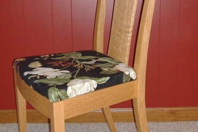 Custom oak dining chair