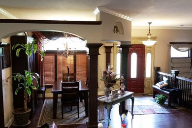 Inspiration for a contemporary dining room remodel in Wichita