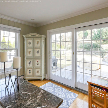 New Window and Patio Door in Charming Living Room - Renewal by Andersen Long Isl