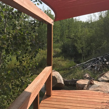 Creek-side Hangout with Shade Canopy