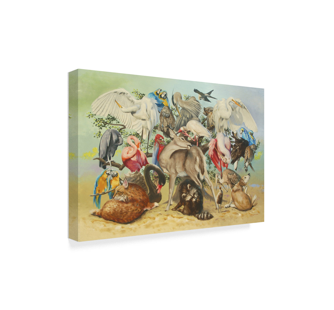 "Bugs" by D. Rusty Rust, Canvas Art, 12"x19" - Contemporary - Prints ...