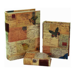 Butterfly sets of three boxes of books - Books