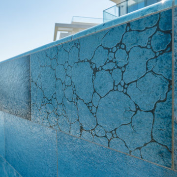 Blue Bead Porcelain Tiles - Bodrum,Mugla Villa