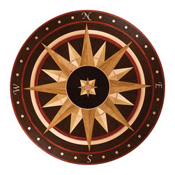 Oshkosh Designs Post Modern Inlay Medallion - Hardwood Flooring