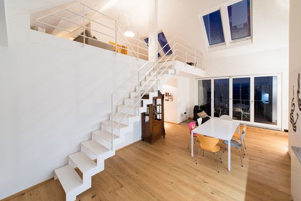 Poesie in stahl – freitragende treppen von spitzbart