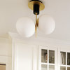 Maxim 26032SW Vesper 2 Light 20" Globe Ceiling Light / Pendant - Satin Brass /