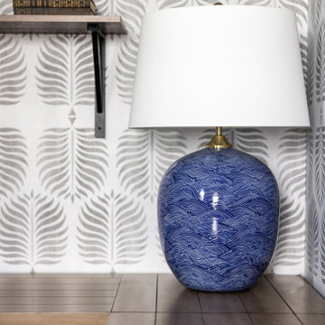 Graphic Wallpaper Petite Home Office