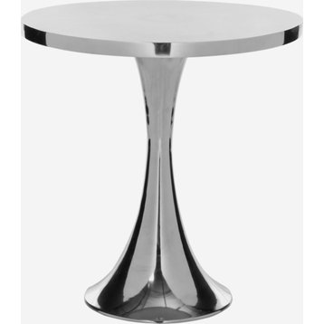 Safavieh Galium Aluminum Round Top Side Table